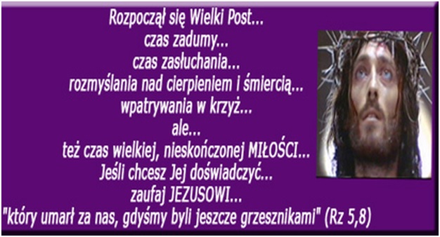 WIELKI POST SYMBOLE I ZNAKI WIELKIEGO POSTU